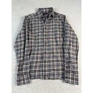 UNTUCKit Shirt Mens Medium Verduno Slim Fit Plaid Long Sleeve Button Down Cotton